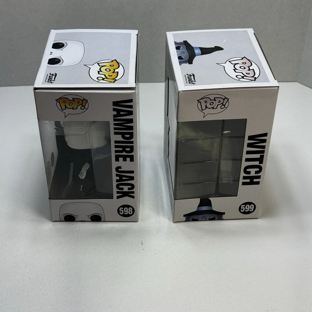 4 Funko Pop Disney Nightmare Before Christmas Figures 598, 599, 600 & 601